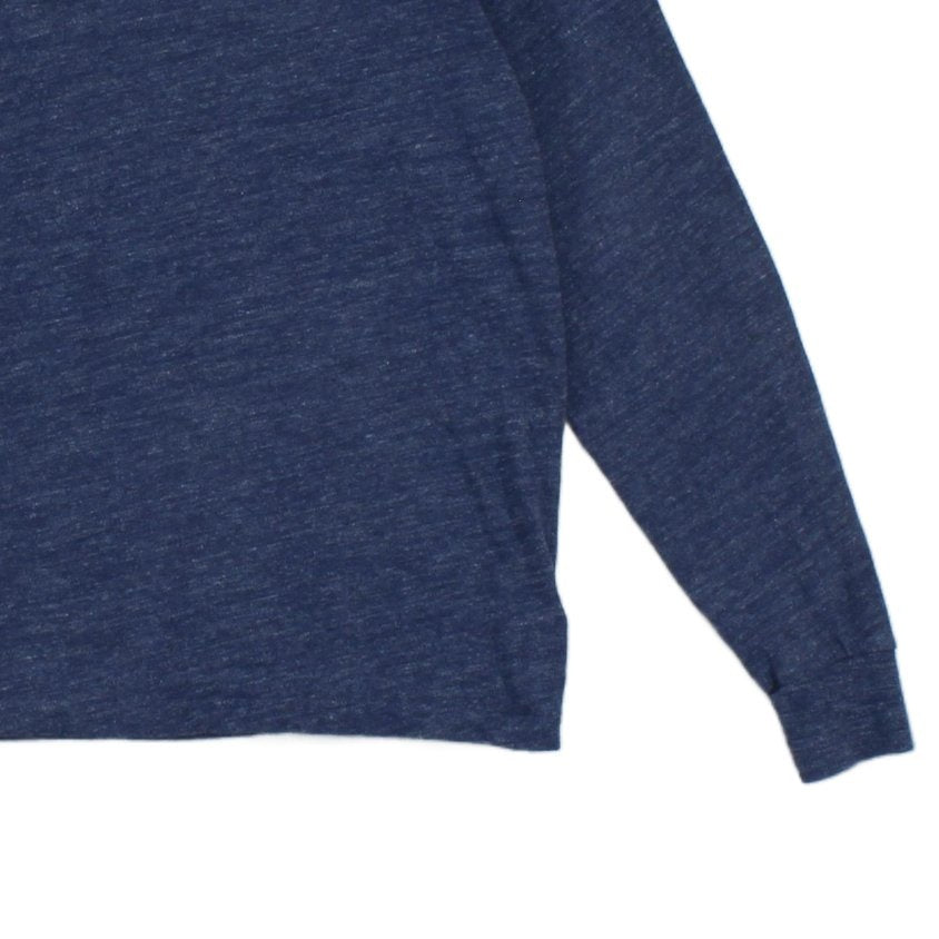 Mens T-Shirt Long Sleeve Crew Neck