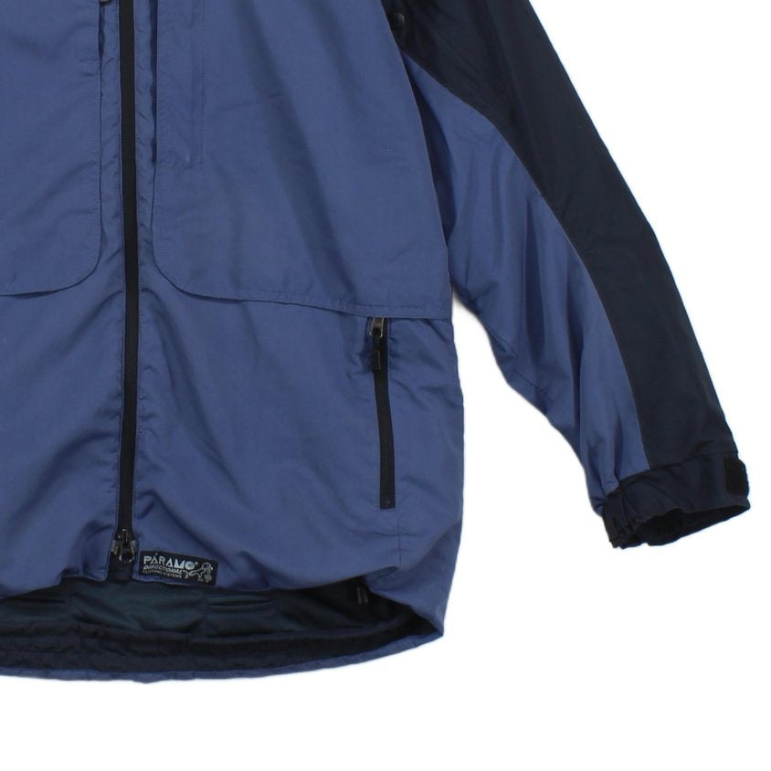 Mens Waterproof Jacket Hooded Full Zip Outdoor Hiking