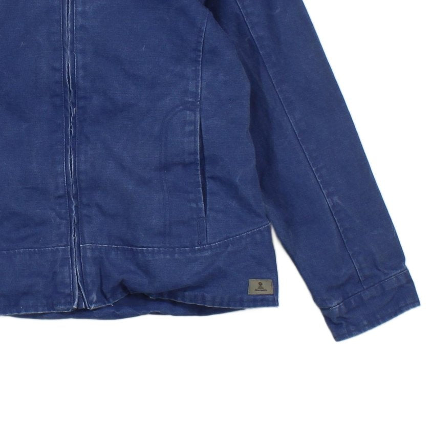 Womens Canvas Jacket Full Zip Hooded Cotton