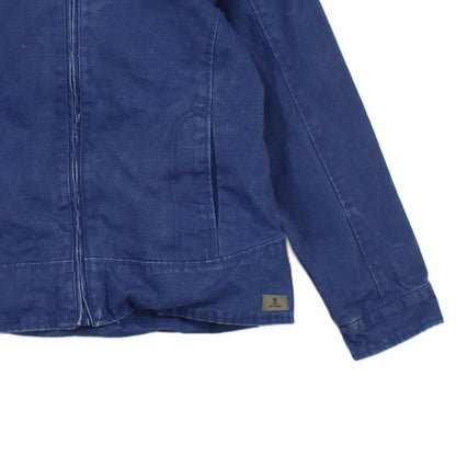 Womens Canvas Jacket Full Zip Hooded Cotton