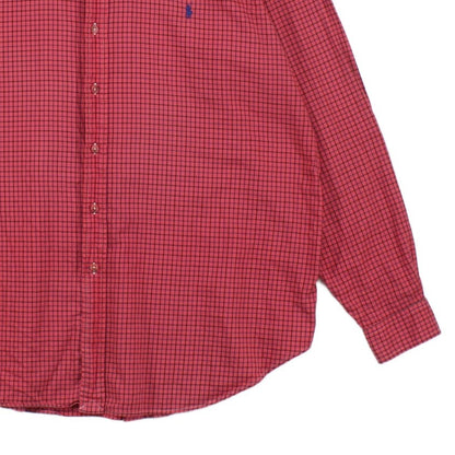 Mens Plaid Shirt Classic Fit Button Down