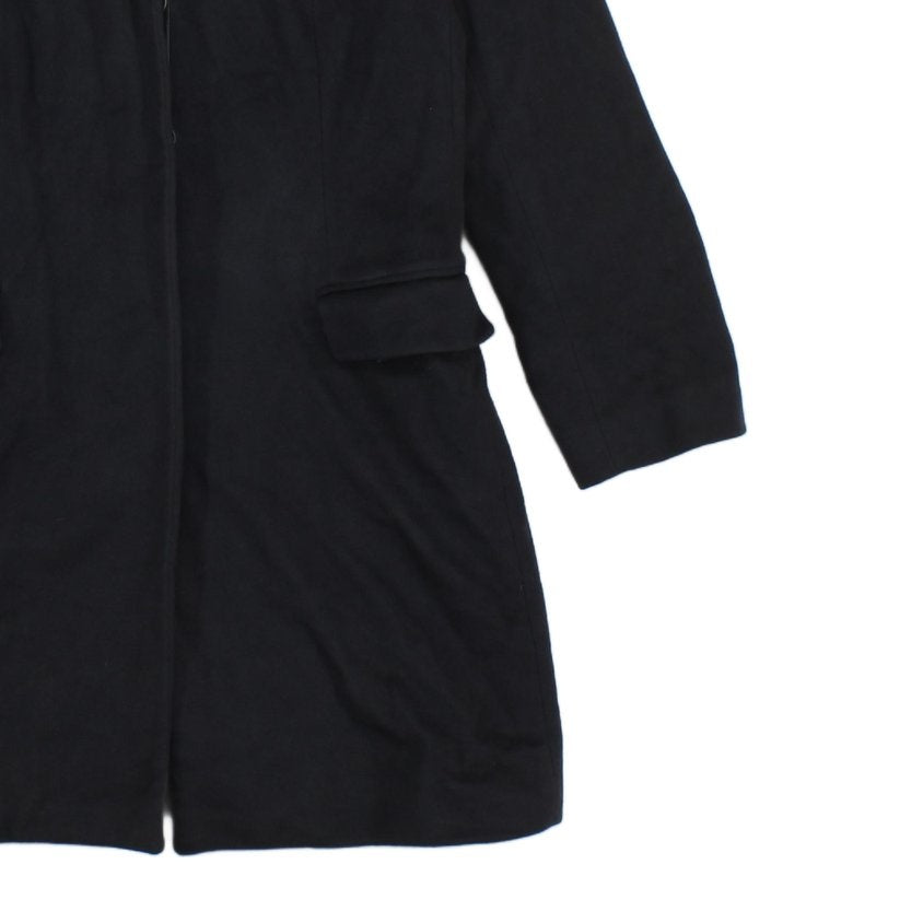Womens Overcoat Made In Italy Lined Wool Cashmere