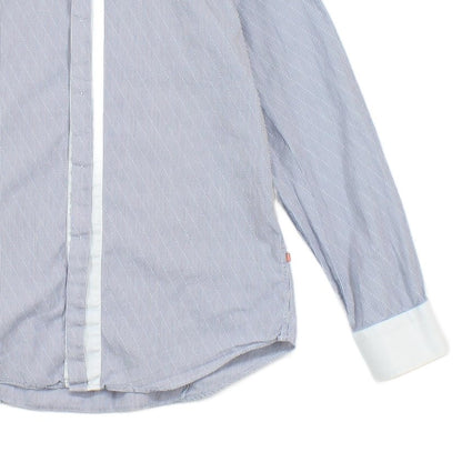Mens Striped Shirt Button Up