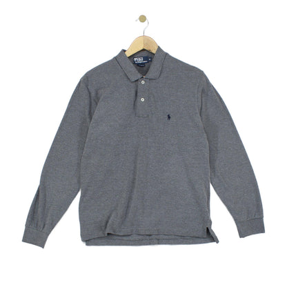 Mens Polo Shirt Long Sleeve Custom Fit