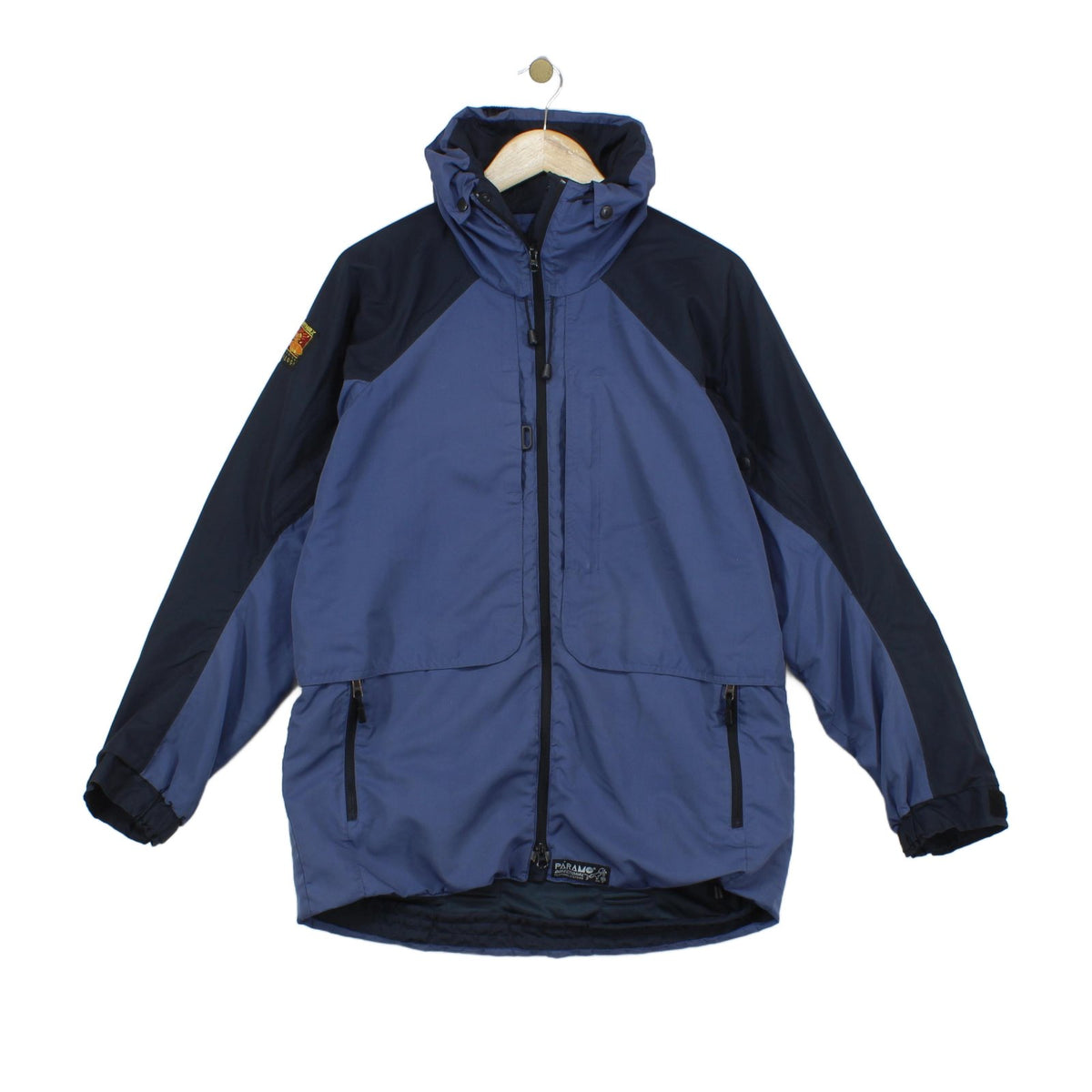 Mens Waterproof Jacket Hooded Full Zip Outdoor Hiking