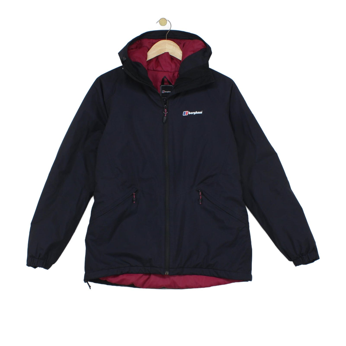 Womens Hydroshell Waterproof Jacket Hooded Insulated