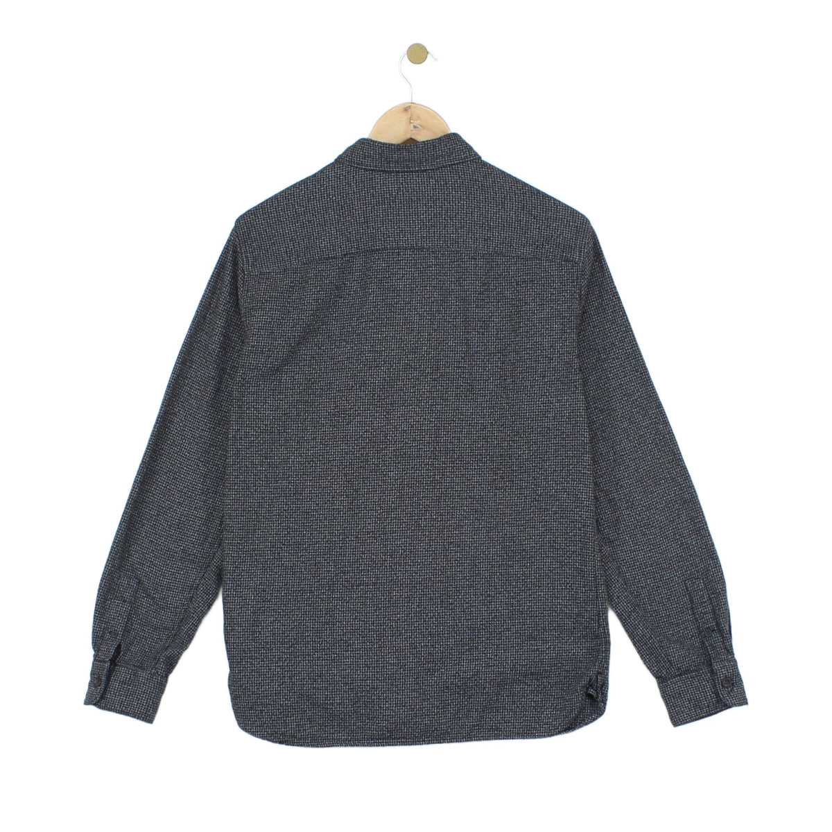 Mens Patterned Shirt Button Up Long Sleeve