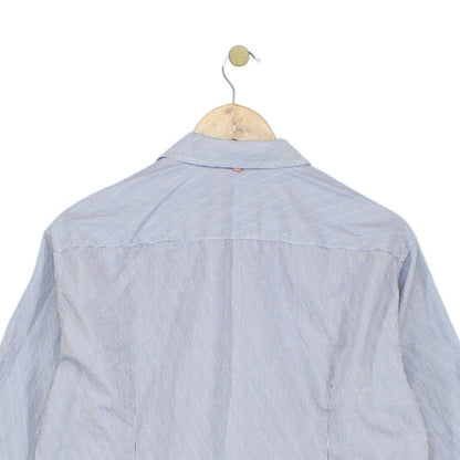 Mens Striped Shirt Button Up