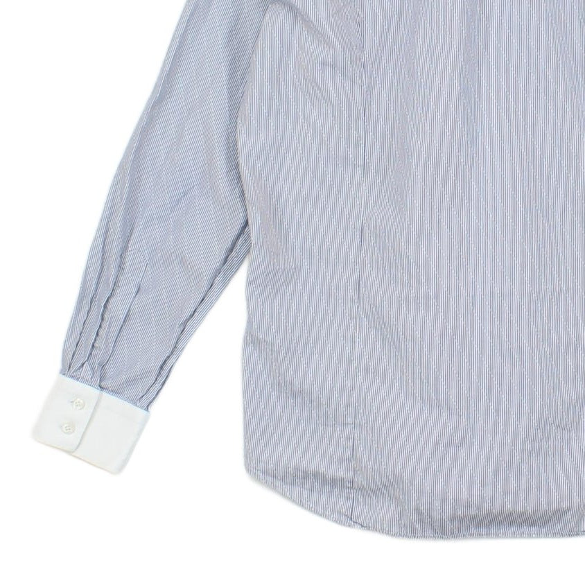 Mens Striped Shirt Button Up