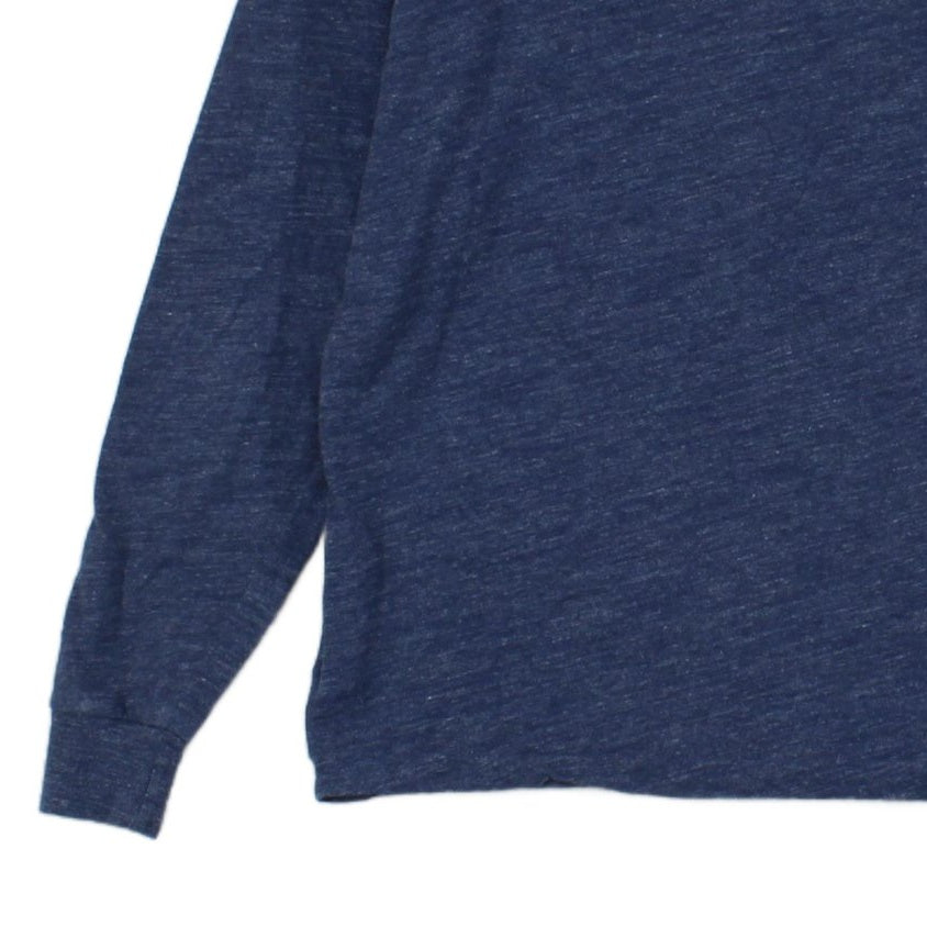 Mens T-Shirt Long Sleeve Crew Neck