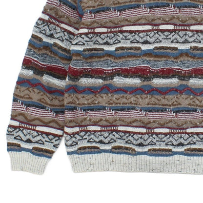 Mens 3D Knit Jumper Made In Italy