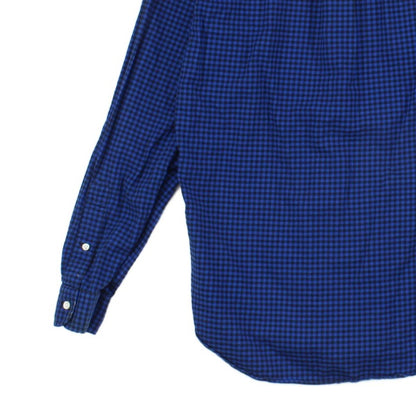Mens Check Shirt Slim Fit Button Down
