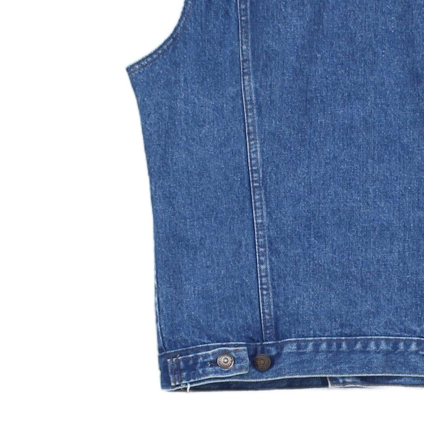 Womens Denim Waistcoat Uk Made Sleeveless