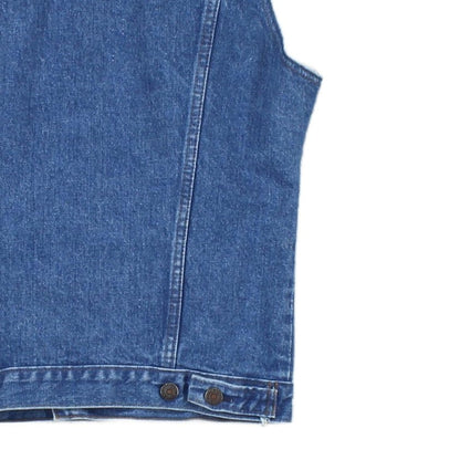 Womens Denim Waistcoat Uk Made Sleeveless