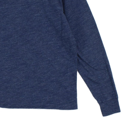 Mens T-Shirt Long Sleeve Crew Neck