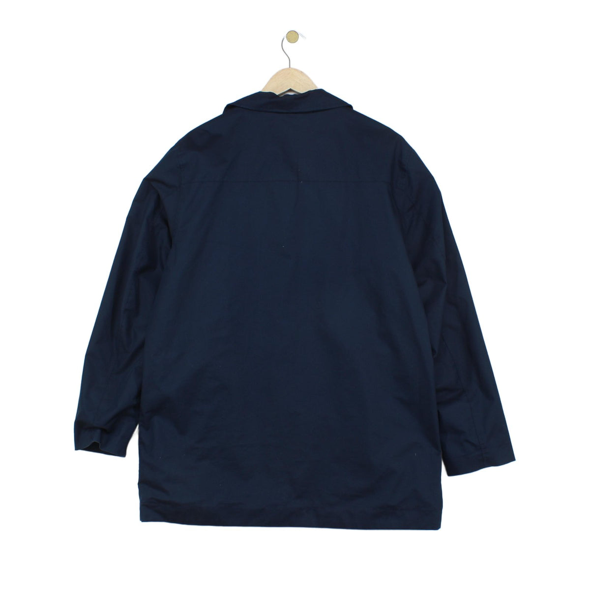 Mens Dryvent Waterproof Overcoat Collared Long Sleeve