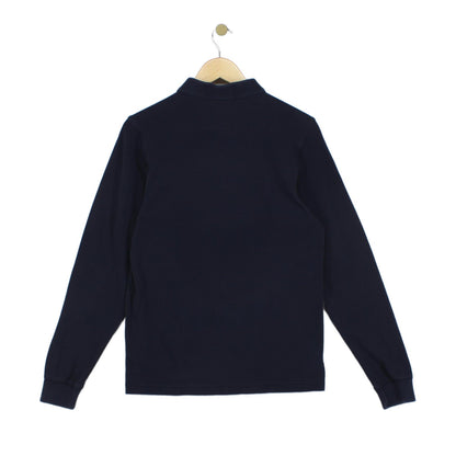 Mens Polo Shirt Slim Fit Long Sleeve
