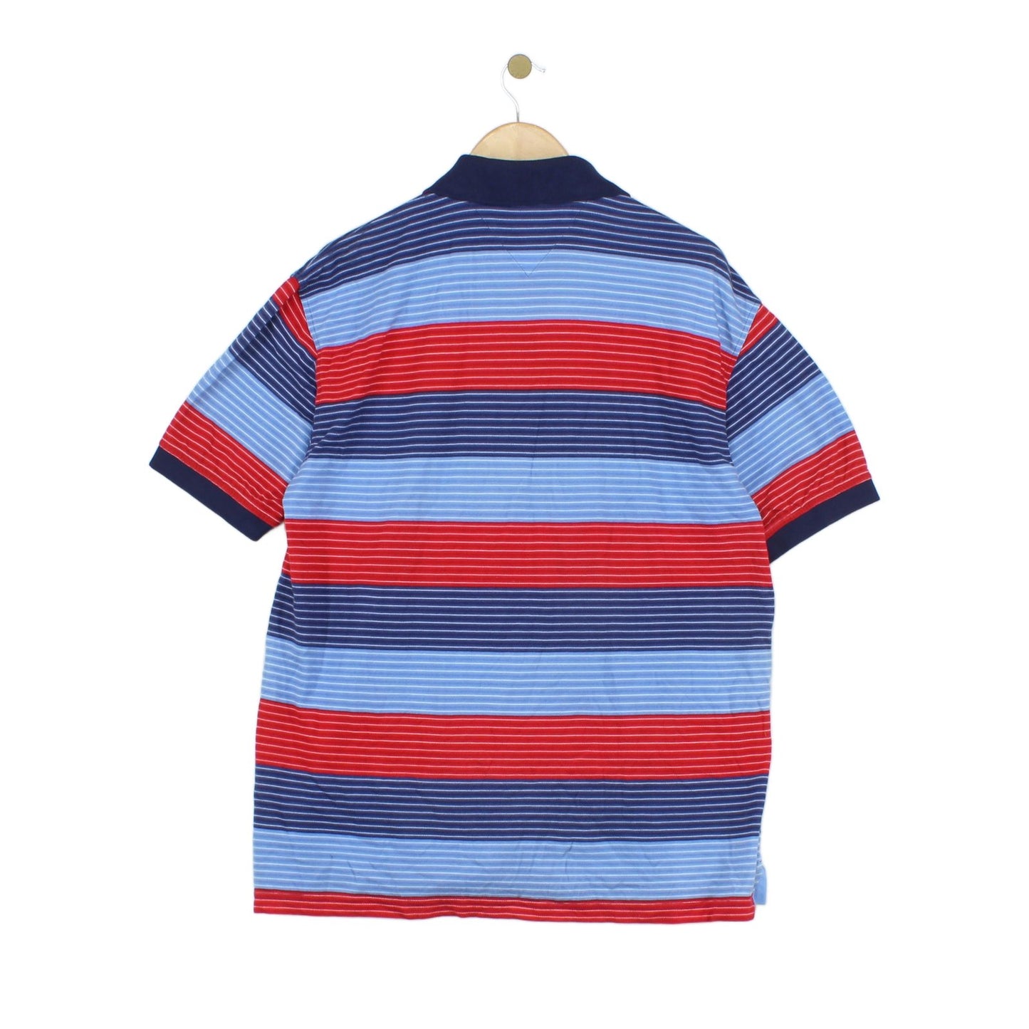 Mens Striped Polo Shirt Short Sleeve Classic