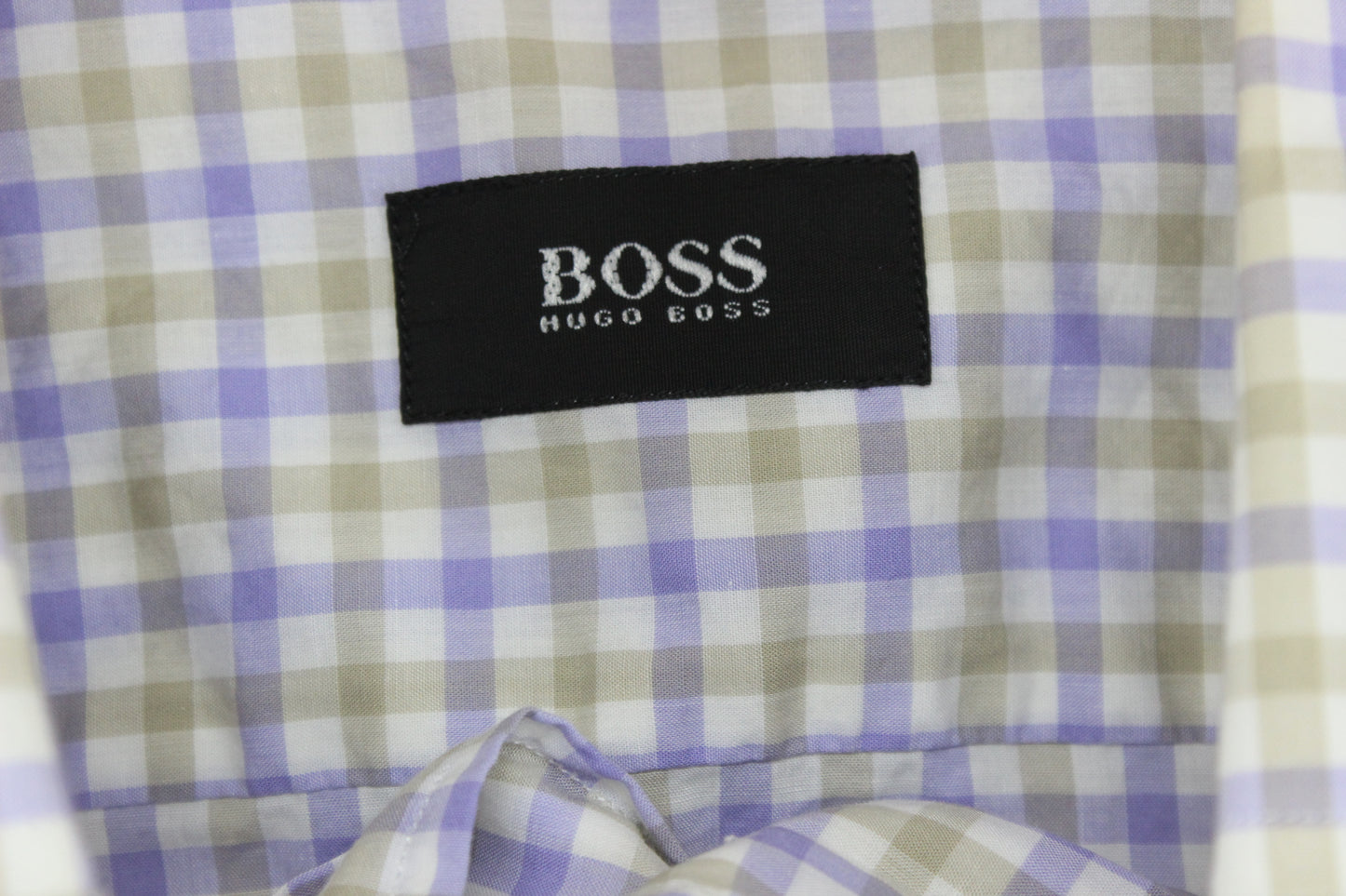 Mens Check Shirt Business Button Up