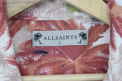 Mens Viscose Shirt Hawaiian Short Sleeve