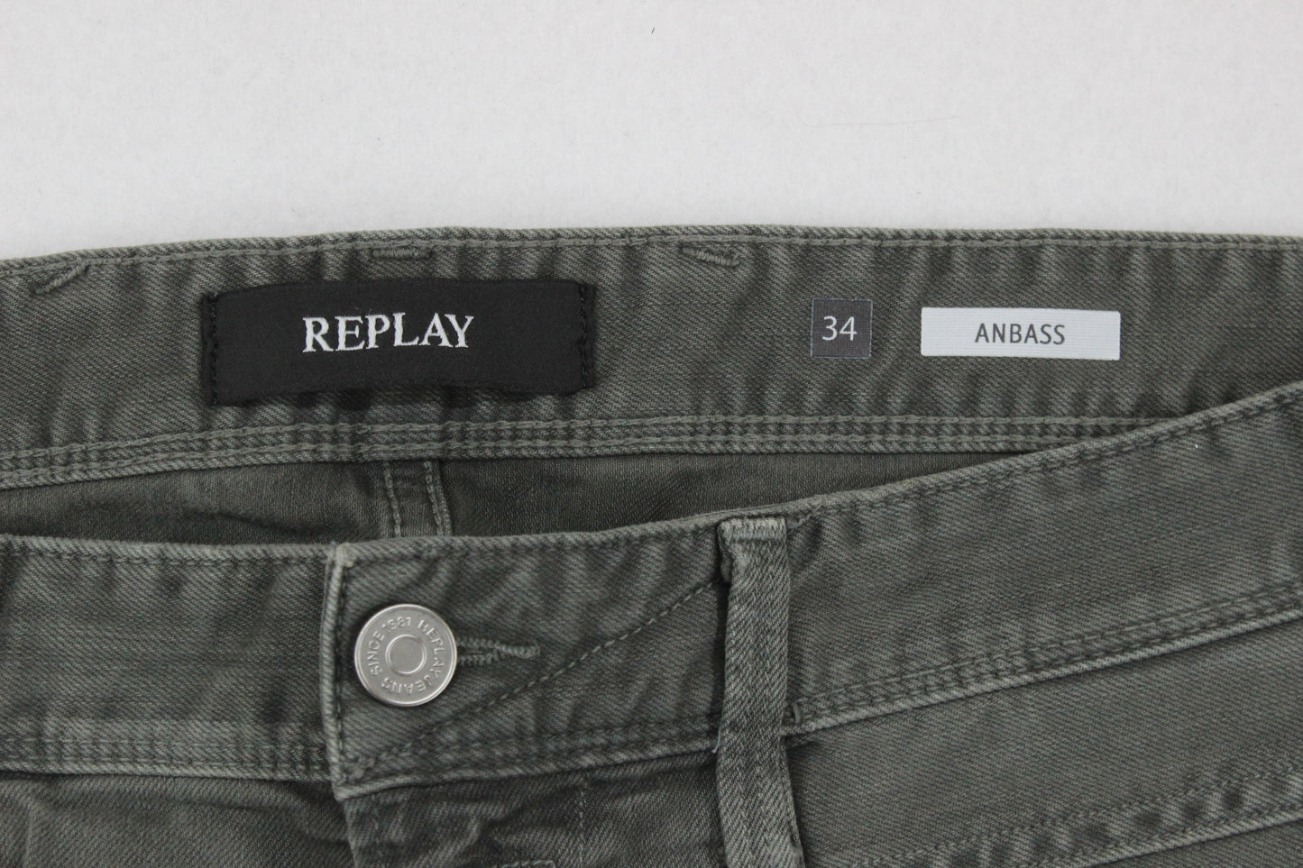 Mens Anbass Jeans Slim Denim