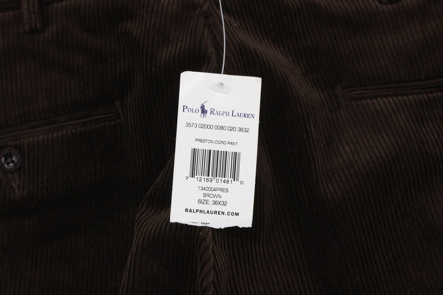 Mens Preston Trousers Corduroy
