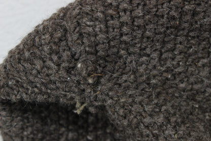 Womens 1/4 Zip Jumper Floral Pattern Wool