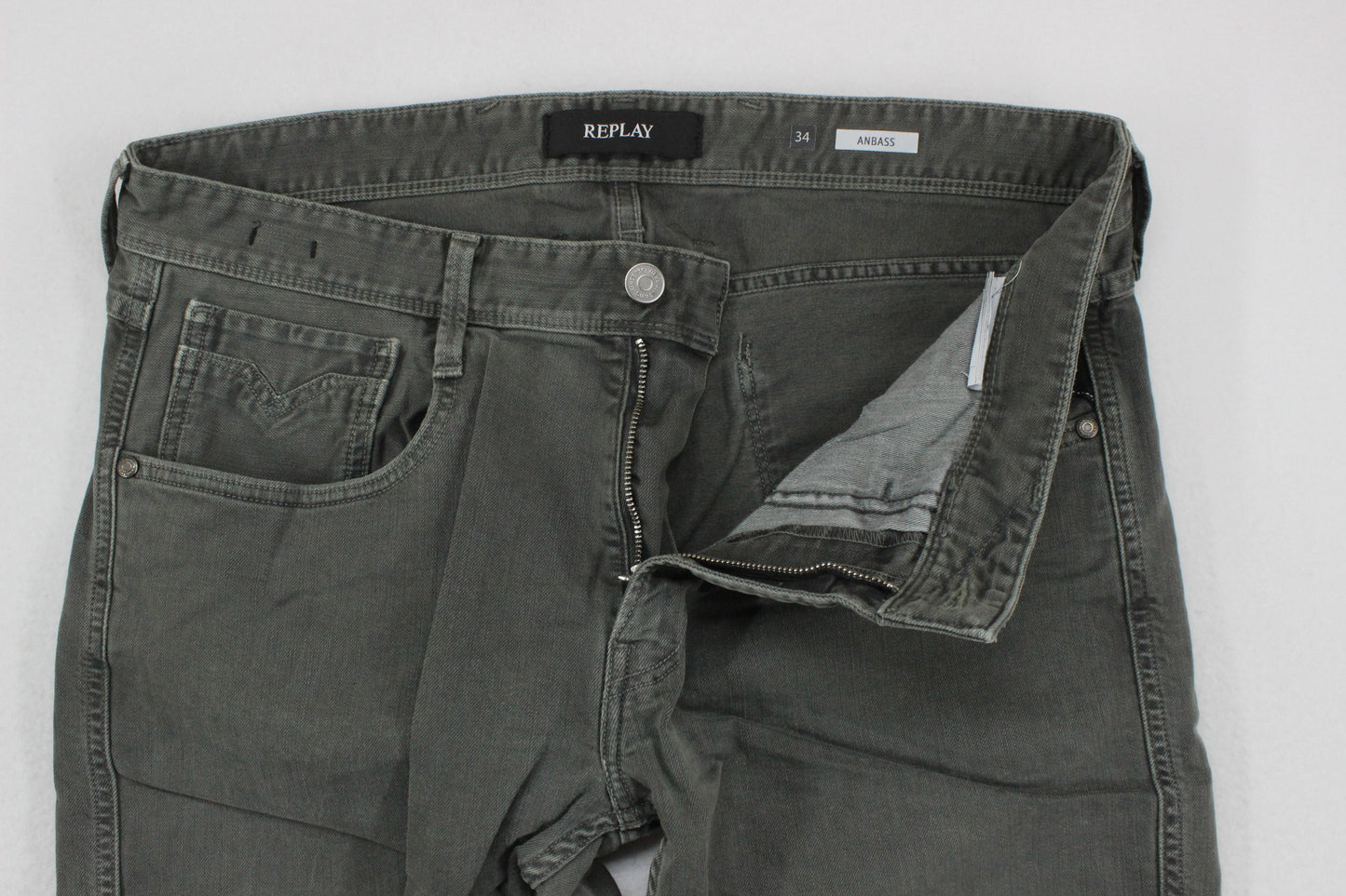 Mens Anbass Jeans Slim Denim