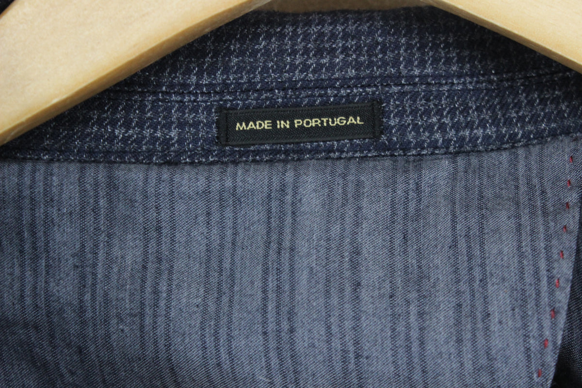 Mens Blazer Italian Fabric Cotton Linen