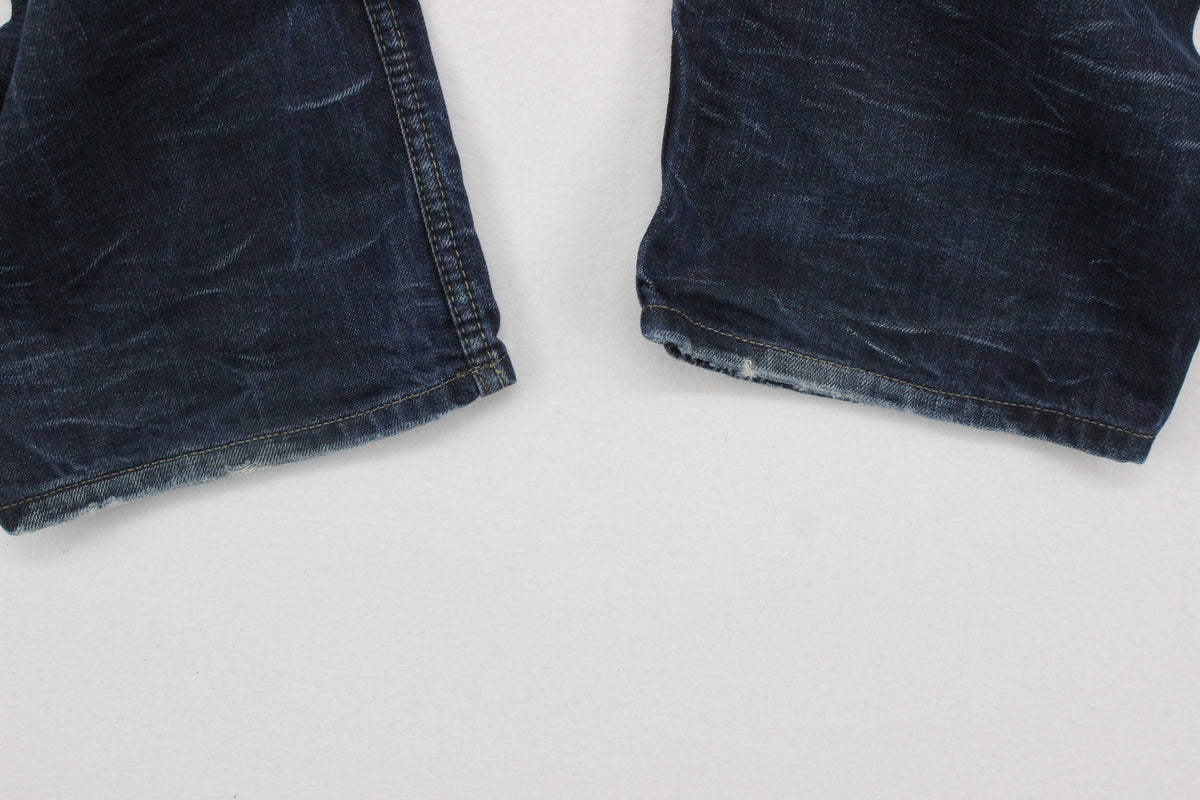 Mens Larkee Jeans Regular Straight Denim