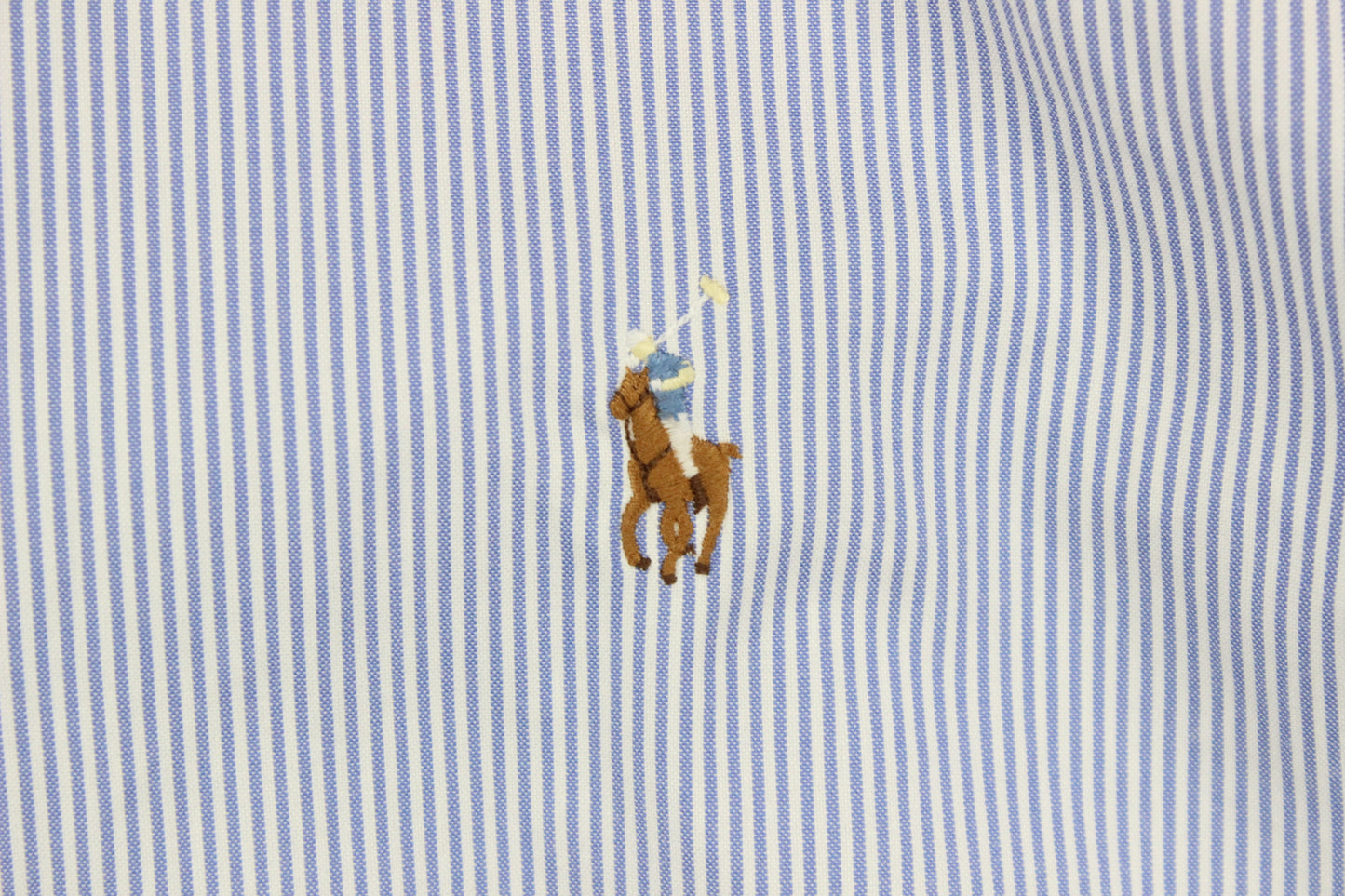 Mens Striped Shirt Short Sleeve Custom Fit Button Up