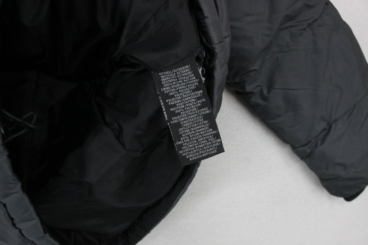 Mens Puffer Jacket Hooded Full Zip Winter