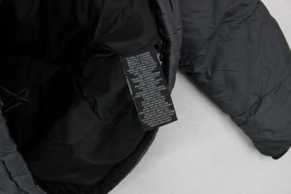 Mens Puffer Jacket Hooded Full Zip Winter