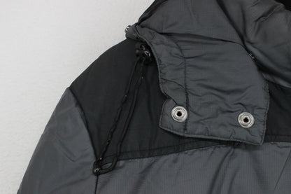 Mens Puffer Jacket Hooded Full Zip Winter
