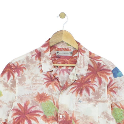 Mens Viscose Shirt Hawaiian Short Sleeve