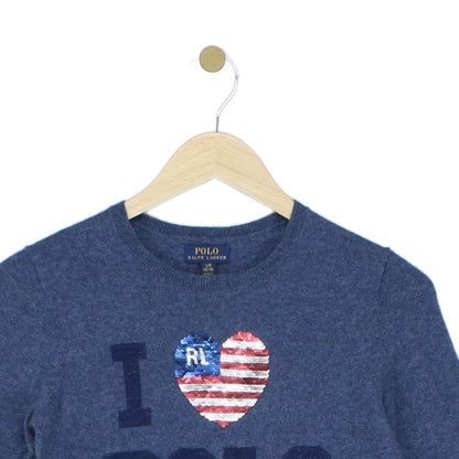 Girls Jumper Knit Graphic