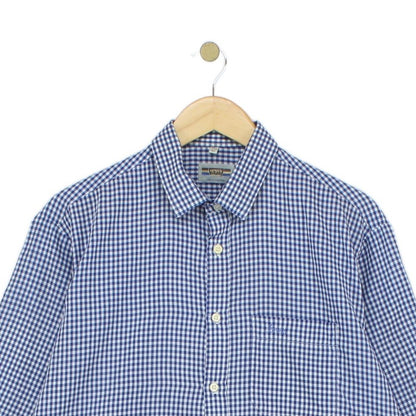 Mens Check Shirt Made In Portugal Button Up Long Sleeve