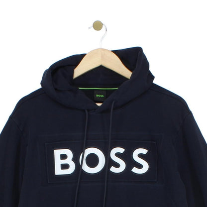 Mens Spell Out Hoodie Pullover