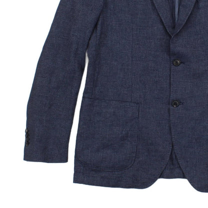 Mens Blazer Italian Fabric Cotton Linen