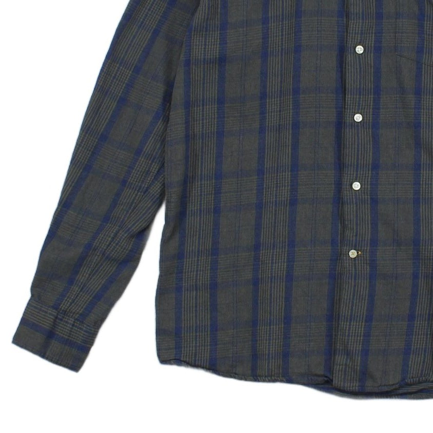 Mens Plaid Shirt Button Up Long Sleeve