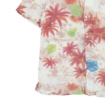 Mens Viscose Shirt Hawaiian Short Sleeve