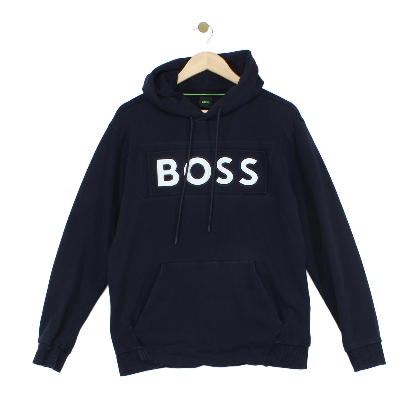 Mens Spell Out Hoodie Pullover