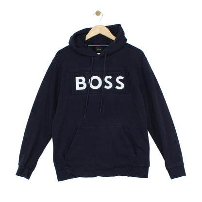 Mens Spell Out Hoodie Pullover