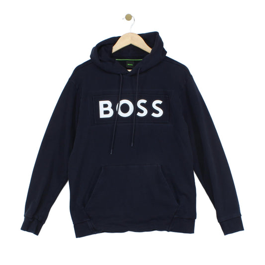 Mens Spell Out Hoodie Pullover