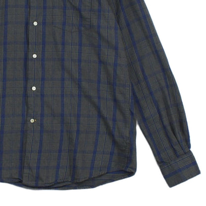 Mens Plaid Shirt Button Up Long Sleeve
