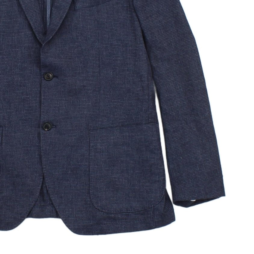 Mens Blazer Italian Fabric Cotton Linen
