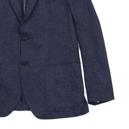 Mens Blazer Italian Fabric Cotton Linen