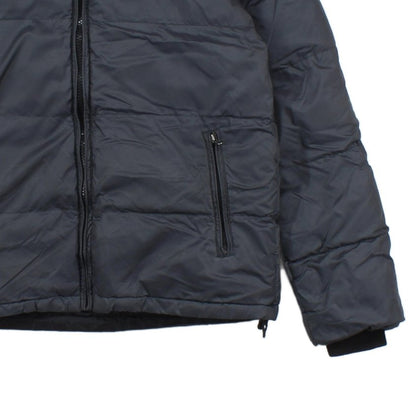 Mens Puffer Jacket Hooded Full Zip Winter