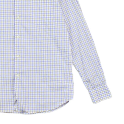 Mens Check Shirt Business Button Up
