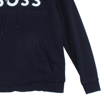 Mens Spell Out Hoodie Pullover